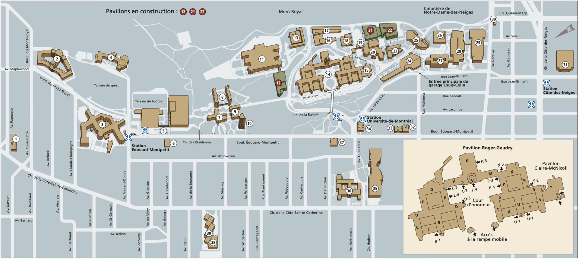 CARTE DU CAMPUS